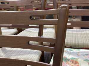 Set of ten Farstup Danish mid-century dining chairs - 4