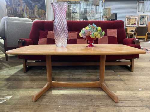 Mid century teak coffee table