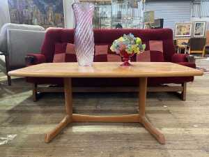 Mid century teak coffee table