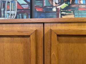 Pair of mid-century teak sideboards - 4
