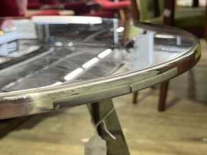 Ligne Roset "Good Morning" chrome side table - 3