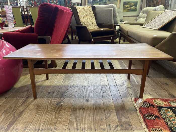 Mid century teak coffee table