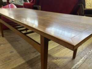 Mid century teak coffee table - 4