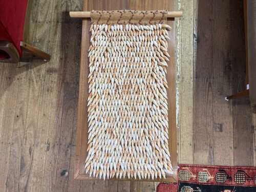 A vintage shell tapestry