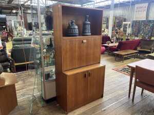 Mid century teak wall unit - 2