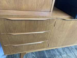 Noblett teak mid century highboard - 4