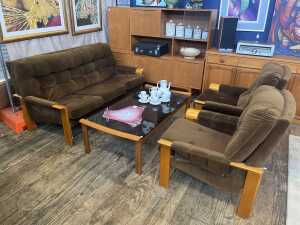 Fler Aniline mid-century lounge suite