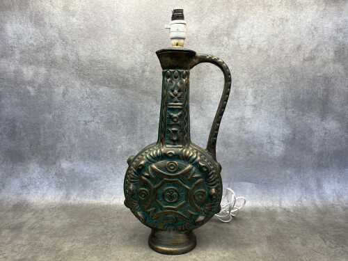 Mid-century Italian brutalist lamp base