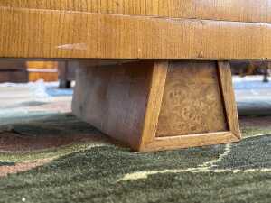 Mj&ouml;lby Intarsia, Swedish Modern 'Arabian Nights' low bookcase/sideboard, 1930s/40s - 5