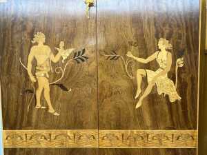 Ving&aring;kers M&ouml;belfabrik, Swedish Modern 'Adam and Eve' cabinet, 1930s - 2