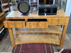 Swedish Modern maple sideboard, 1930s - 3