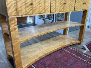 Swedish Modern maple sideboard, 1930s - 5