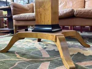 Swedish Biedermeier maple drop leaf table - 4