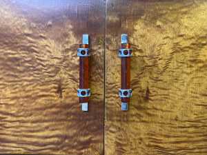 Swedish Art Deco breakfront hall or side cupboard, 1930s - 4