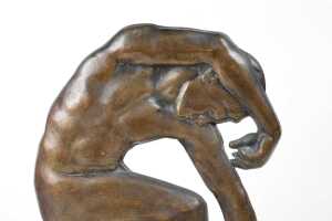 George Allen (1900-1972), bronze sculpture of a classical athlete - 2