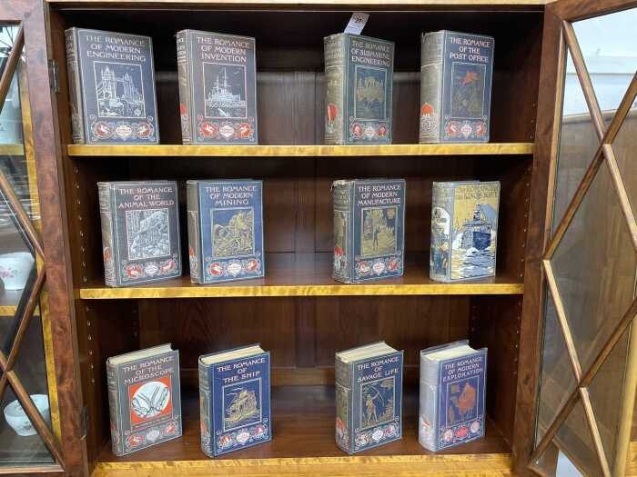 12 volumes of The Library of Romance
