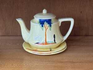 Carlton Ware Art Deco style tea setting for four - 3