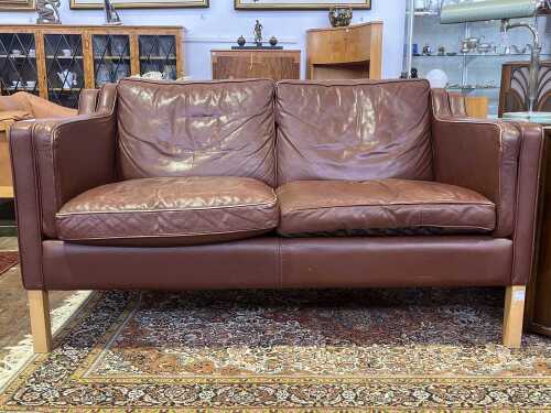 Mogens Hansen for Stouby, Danish mid-century two-seat sofa