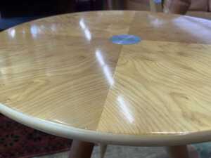 Swedish modern round occasional table - 4