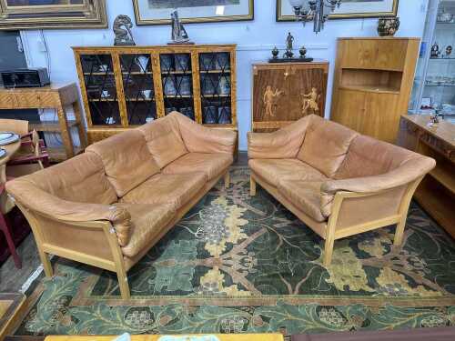 Danish mid-century sofa suite