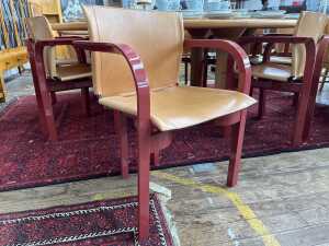 Italian postmodern nine-piece dining suite, 1980s - 2