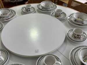 Italian eight-piece dining suite, 1980s - 5