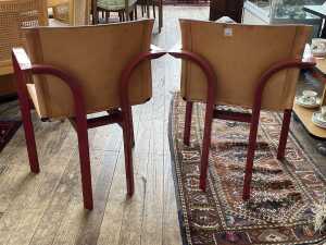 Pair of Italian postmodern armchairs, 1980s - 3
