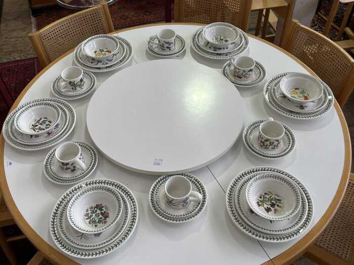 Portmeirion ceramic dinner setting for six