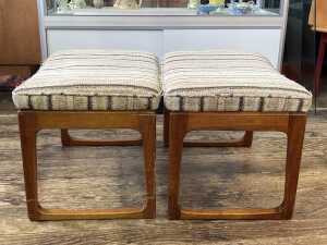 Two Gerald Easden for Module footstools