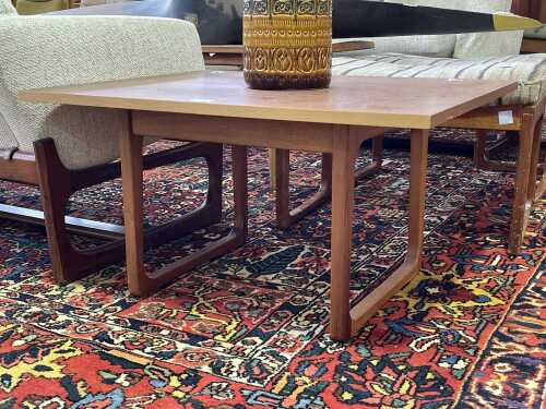 Gereld Easden for the Module mid-century teak coffee table