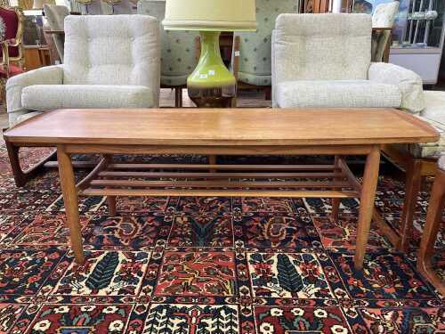 Parker mid-century teak coffee table
