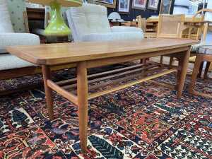 Parker mid-century teak coffee table - 2