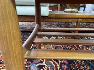 Parker mid-century teak coffee table - 4