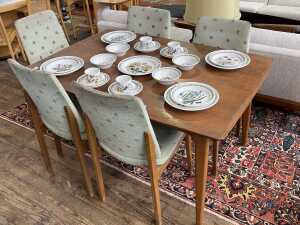 Noblett mid-century teak seven-piece dining suite - 3