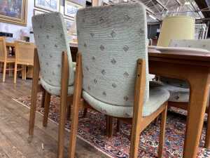 Noblett mid-century teak seven-piece dining suite - 5