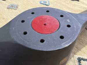 WWII Cheetah X LH two blade timber propeller, 1940s - 3