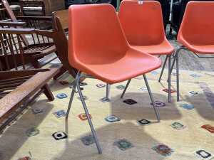 Set of four Robbin Day Hille for Overman of Sweden chairs, 1960s - 2