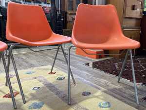 Set of four Robbin Day Hille for Overman of Sweden chairs, 1960s - 3