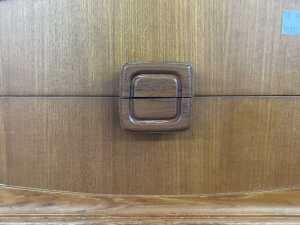 Pair of Burgess mid-century teak bedside tables - 4