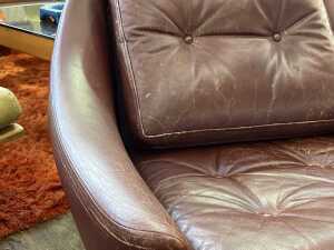 Mid-century Danish swivel armchair - 4