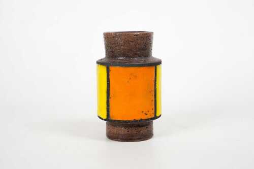 A Bitossi mid-century Vetrata ceramic vase.
