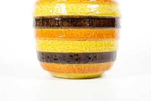 A Bitossi mid-century striped ceramic vase - 2