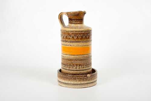 Two Bitossi 'Sahara Decor' ceramic pieces
