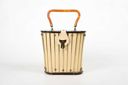 1950's Dorset Rex fifth avenue lucite hand bag