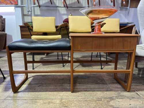 Mid-century telephone/ hall table