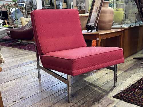 Florence Knoll Parallel Bar style lounge chair