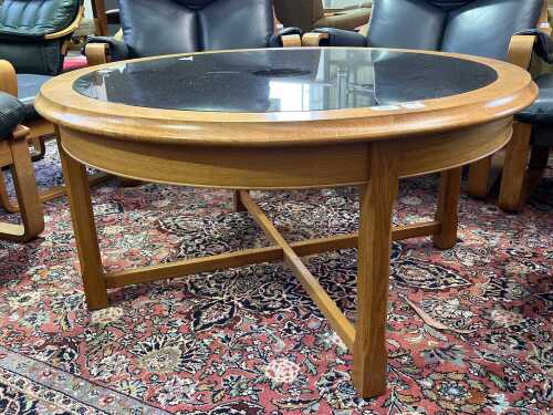 Parker round coffee table