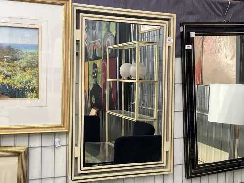 Pierre Vandel wall mirror in cream