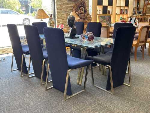 Arrmet chrome dining suite