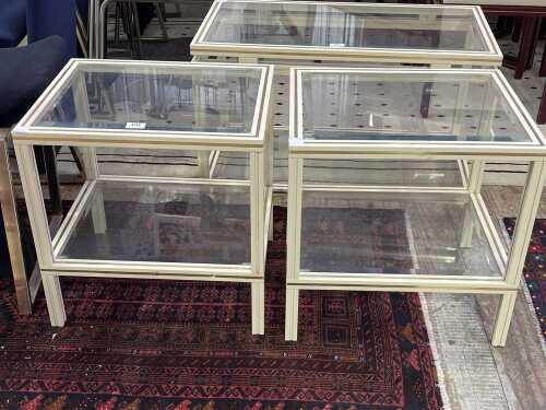 Pair of Pierre Vandel side tables